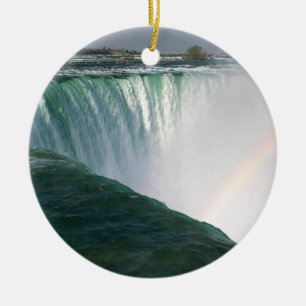 Waterfall Nature Spectrum Niagara Falls Ceramic Ornament