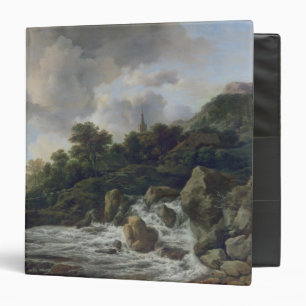Waterfall Near a Village, c.1665-70 Binder