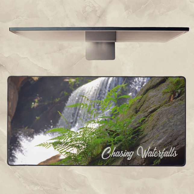 Waterfall North Carolina Mountain Landscape Desk Mat (Creator Uploaded)