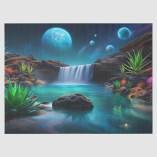 Waterfall on a Distant Planet Tissue Paper