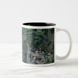 Waterfall on Falls Creek in Lewis and Clark Two-Tone Coffee Mug