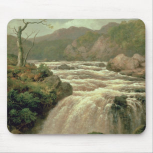 Waterfall on River Neath, South Wales Mouse Pad