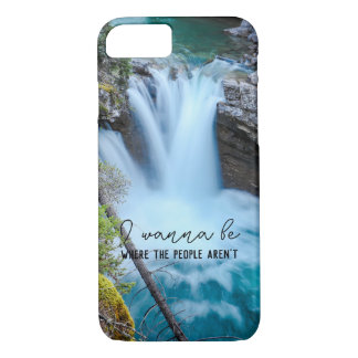 Waterfall Photography Gift with Funny Quote Case-Mate iPhone Case