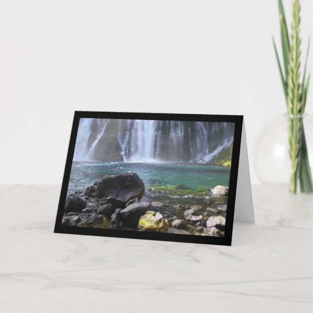 Waterfall Pool- Song of Sol. 5:8 Greeting Card (Front)