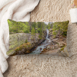 Waterfall & River Cascade Lumbar Pillow