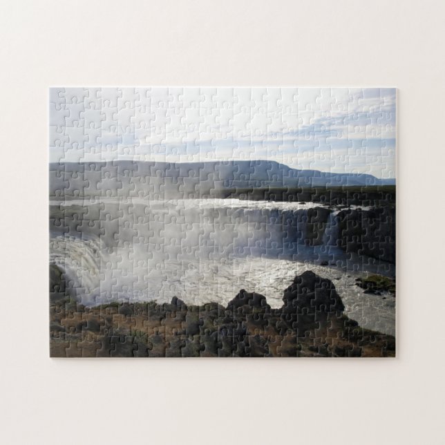 Waterfall River Image Shot Jigsaw Puzzle (Horizontal)