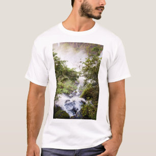 Waterfall Seeing From Above T-Shirt