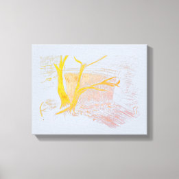 Waterfall Silver Canvas Print