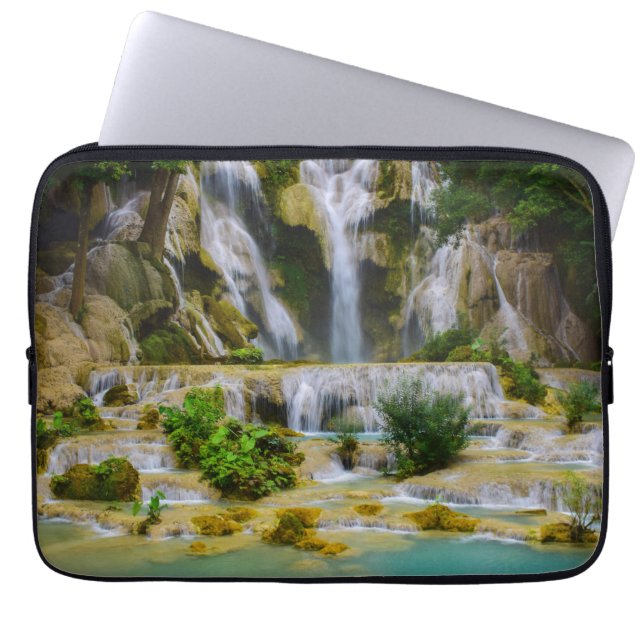 Waterfall Springs Laptop Sleeve (Front)
