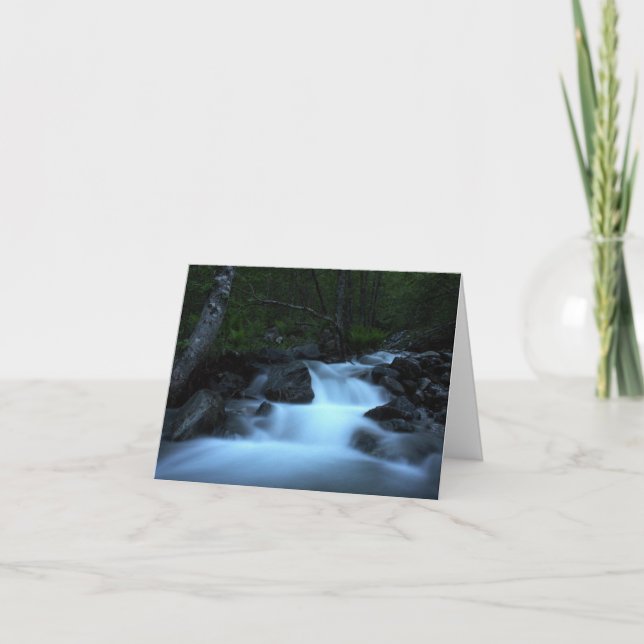 Waterfall Thank You Card  (Front)