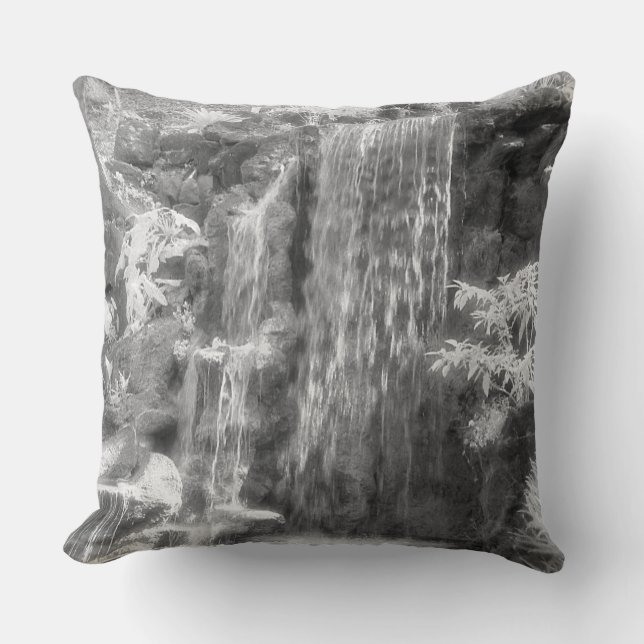 Waterfall Throw Pillow (Front)