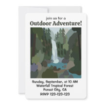 Waterfall Tropical Forest Outdoor Adventure 