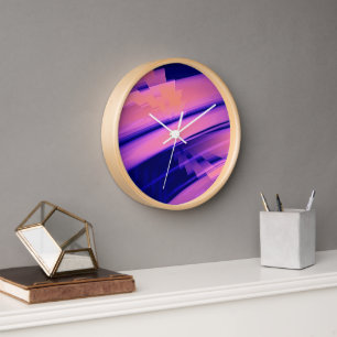 WATERFALL WATER ABSTRACT CLOCK