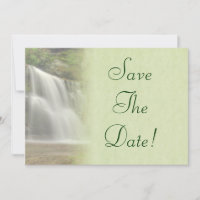 Waterfall Wedding Save The Date