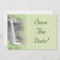 Waterfall Wedding Save The Date