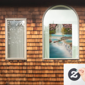 Waterfall Window Cling