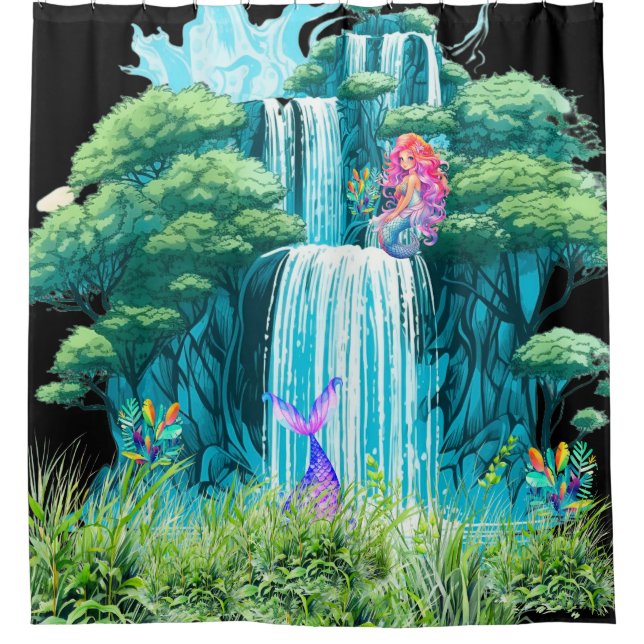 waterfall with mermaids (Front)