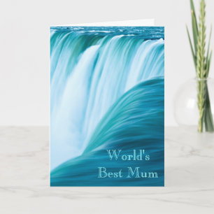 Waterfall World's Best Mum Card