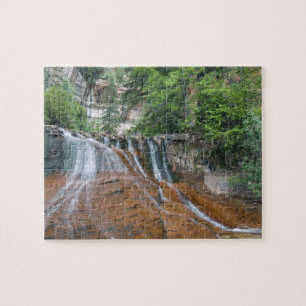 Waterfall, Zion National Park, Utah, USA Jigsaw Puzzle
