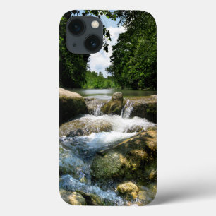Waterfalls 5 on Barton Creek in Austin Texas iPhone 13 Case