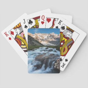 Waterfalls Aviolo Lake, Italy Playing Cards