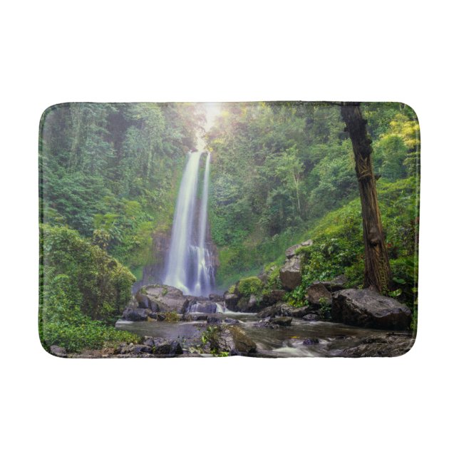 Waterfalls | Bali, Indonesia Bath Mat (Front)