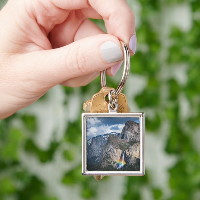 Waterfalls | Bridal Veil Falls Yosemite California Keychain (Hand)
