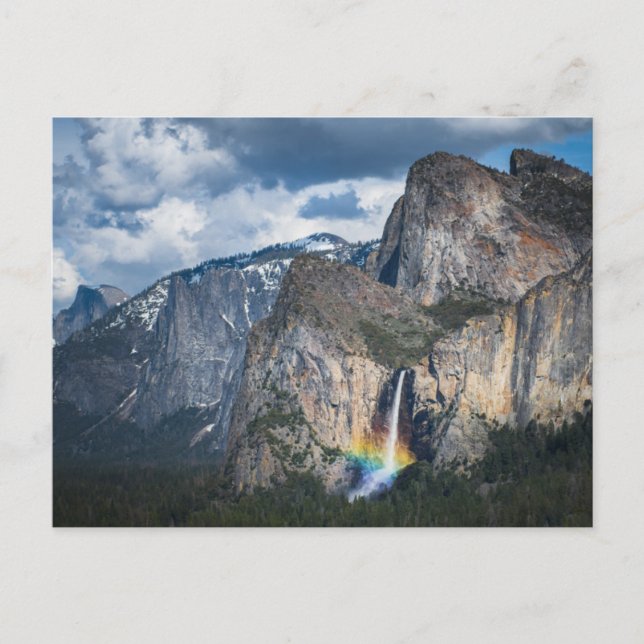 Waterfalls | Bridal Veil Falls Yosemite California Postcard (Front)