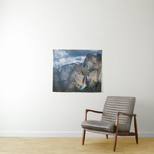 Waterfalls   Bridal Veil Falls Yosemite California Tapestry