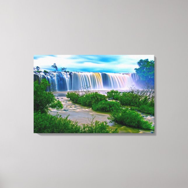 Waterfalls Canvas Print (Front)