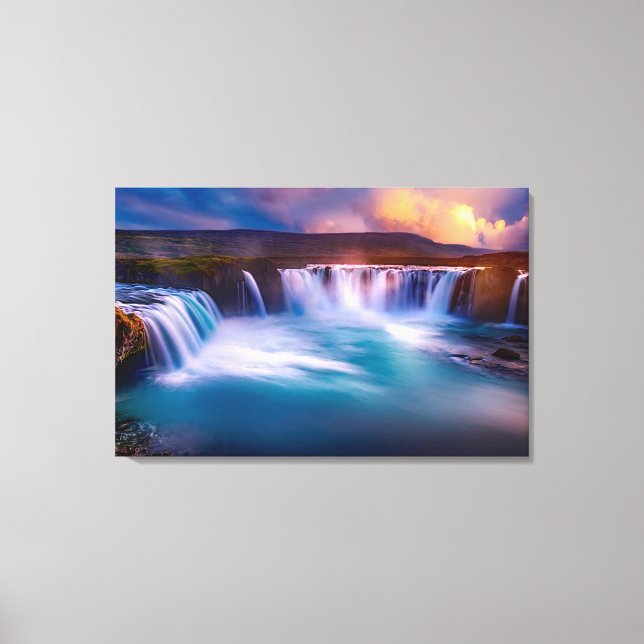 Waterfalls Canvas Print (Front)