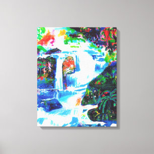 Waterfalls. Canvas Print