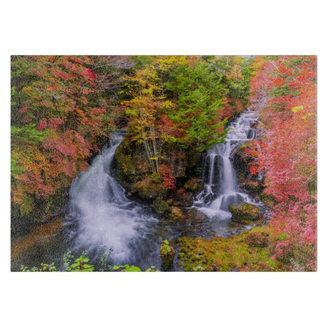 Waterfalls | Faucet Waterfalls Nikko Japan Fall Cutting Board (Front)