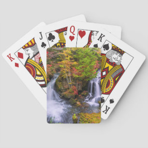 Waterfalls Faucet Waterfalls Nikko Japan Fall Playing Cards