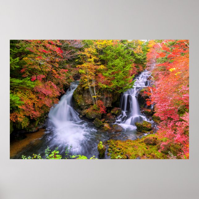 Waterfalls | Faucet Waterfalls Nikko Japan Fall Poster (Front)