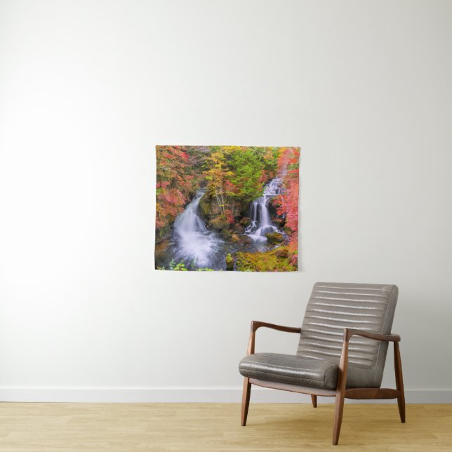 Waterfalls | Faucet Waterfalls Nikko Japan Fall Tapestry (In Situ (Horizontal))