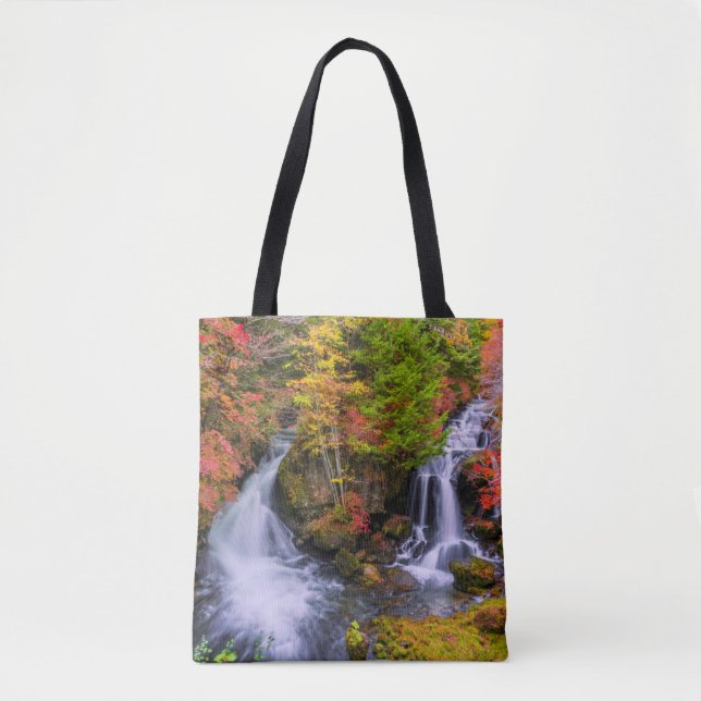 Waterfalls | Faucet Waterfalls Nikko Japan Fall Tote Bag (Front)
