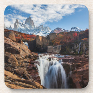 Waterfalls Fitz Roy Mountain, Argentina Coaster