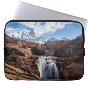 Waterfalls   Fitz Roy Mountain, Argentina Laptop Sleeve