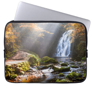 Waterfalls   Gleno, Northern Ireland Laptop Sleeve