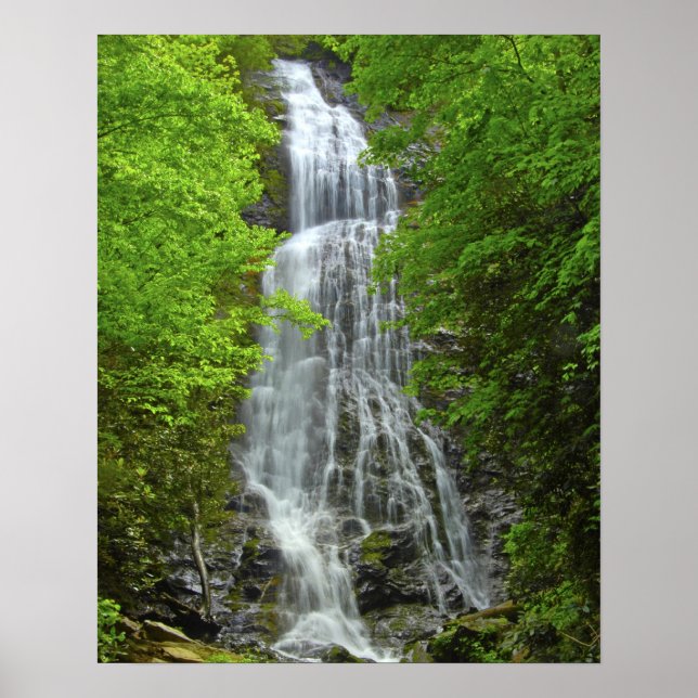 Waterfalls Great Smokey Mountain National Park Poster (Front)
