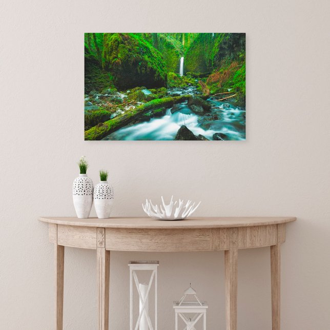 Waterfalls | Grotto Falls, Oregon Canvas Print (Creator Uploaded)