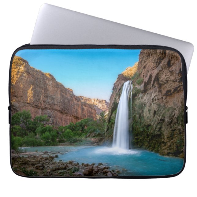 Waterfalls | Havasu Falls at Sunset Laptop Sleeve (Front)