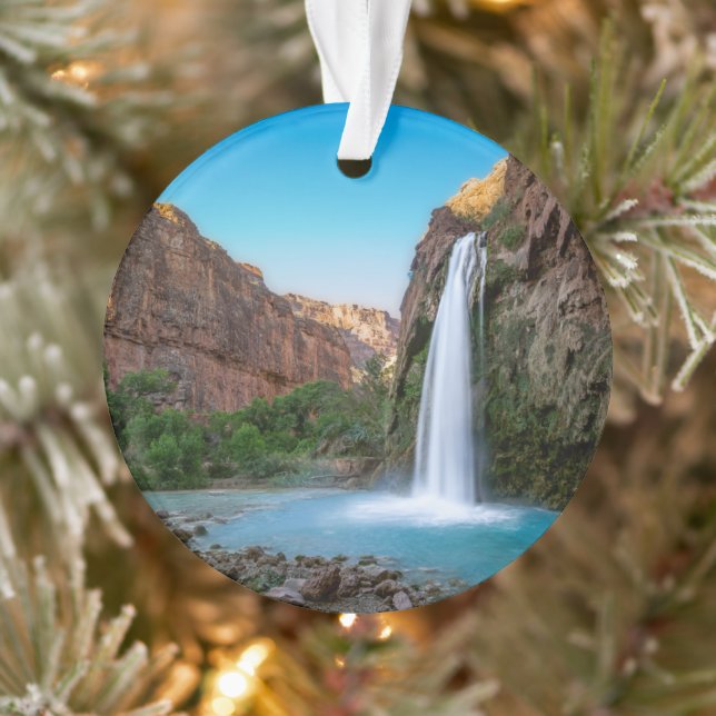 Waterfalls | Havasu Falls at Sunset Ornament (Tree)