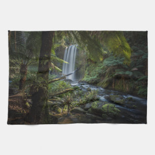Waterfalls   Hopetoun Falls, New Zealand Kitchen Towel
