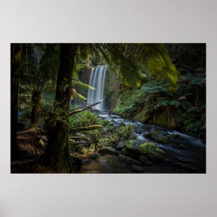 Waterfalls Hopetoun Falls, New Zealand Poster