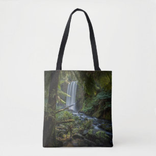 Waterfalls Hopetoun Falls, New Zealand Tote Bag
