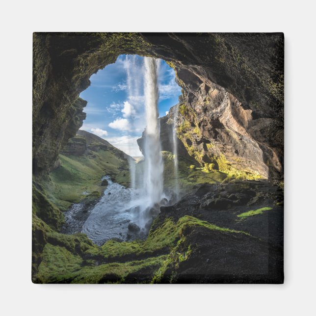 Waterfalls | Icelandic Waterfall Magnet (Front)