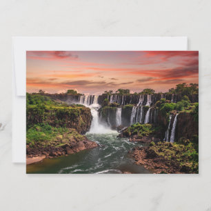 Waterfalls   Iguacu National Park Thank You Card