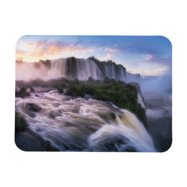 Waterfalls | Iguazu Waterfall, Brazil Magnet (Horizontal)